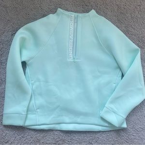 Under Armor teal quarter zip